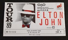 ticket billet stub used place