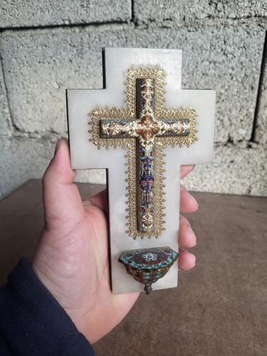 Croix émaux cloisonnés - Émaux,