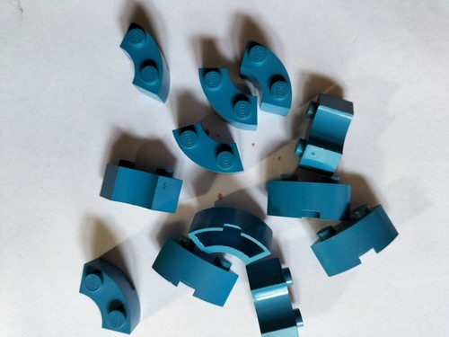 Lego vintage blue bricks - 12,