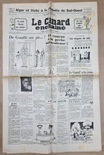 Le CANARD ENCHAINE numéro