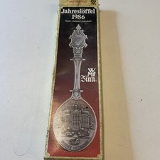 Cuillère De Collection Allemande En Étain Château Linderhof L