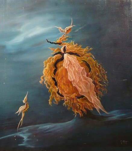 Huile sur toile originale - sur,