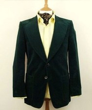 Hommes Velours Manteau Veste