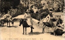 CORSE CORSICA - EN ROUTE POUR LE MARCHE