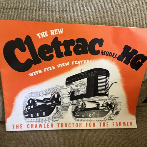 Cletrac crawler brochure - crawler, ag