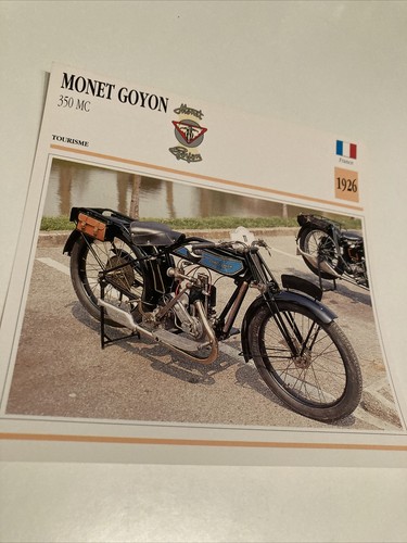 Monet goyon 350 1926 carte - 350,