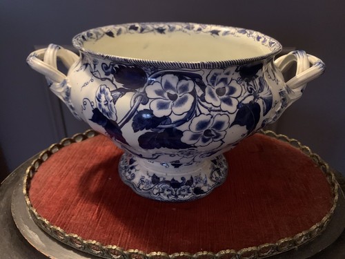 Soupière flora par creil - soupière,
