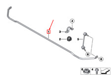 Barre stabilisatrice arrière