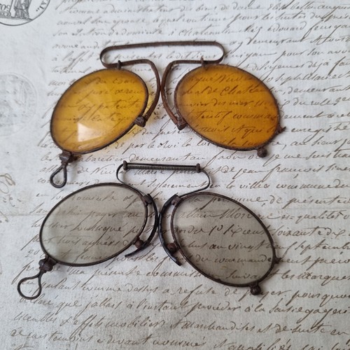 Pince nez verre solaire - pince,