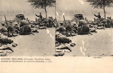 CPA Militaria stéréo -