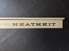 Plaque De Nom De Haut-Parleur Heathkit Argent 22" X 2"