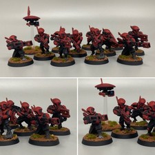 10 PATHFINDERS TAU EMPIRE WARHAMMER 40K 40,000 GAMES WORKSHOP ESCADRON PEINT