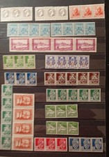 Lot de bande timbres Algerie