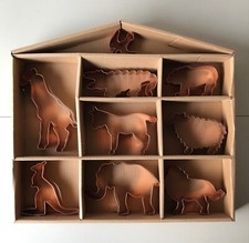 Original Martha Stewart Noah's Ark N°1 Cookie Copper Cutters complet rare