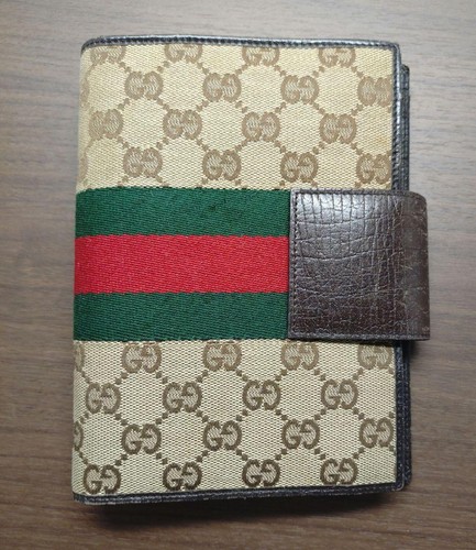 Gucci canvas agenda planner - gg,