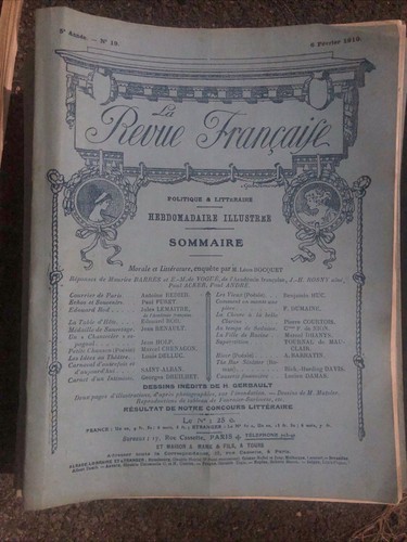 Revue francaise politique - revue, et