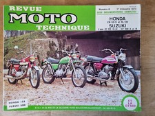 Revue Technique Moto 8 HONDA CB 125 S SL 125 SUZUKI T 500 et GT 500 A et B