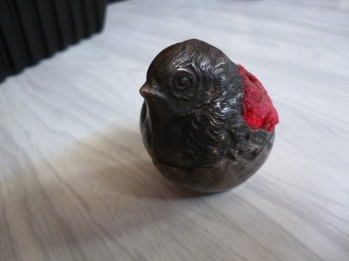 Petit poussin etain dos - poussin,