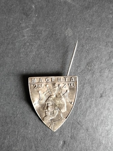 épinglette 2eme zouave argent - 2eme,