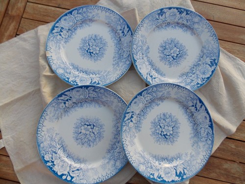 Anciennes assiettes plates - assiettes,