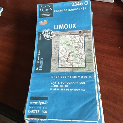 Carte ign limoux - carte,