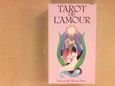 RARE JEU DIVINATOIRE / TAROT DE L'AMOUR / 78 CARTES + LIVRET / MARCIA PERRY +++