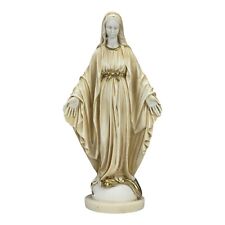 Sculpture statue grise Vierge