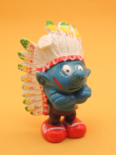 Figurine schtroumpfs chef - schtroumpfs,