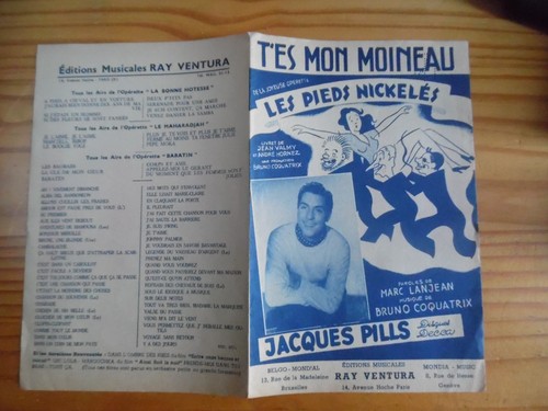 Partition operette les pieds - partition,