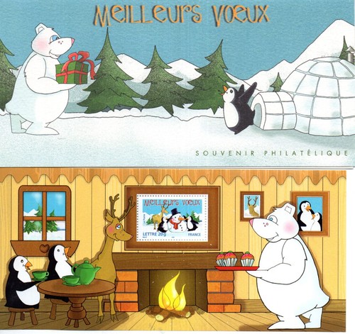 France bloc souvenir - souvenir, avec