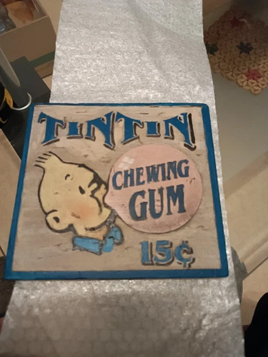Peinture sur bois - , tintin