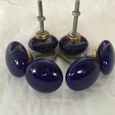 BOUTONS DE TIROIR /PORTES EN FAIENCE - lot de 6