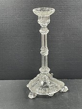 bougeoir  tripode pied stylisé poisson dauphin, verre, très tendance 25 cm