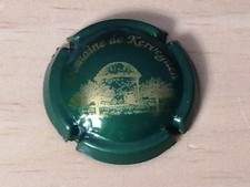 capsule de cidre Breton Domaine de Kerveguen rare format quart vert et or