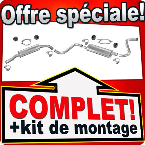 échappement pour volvo 740 - pour,