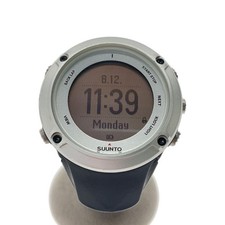 SUUNTO◆Watch/Digital/SLV/BLK