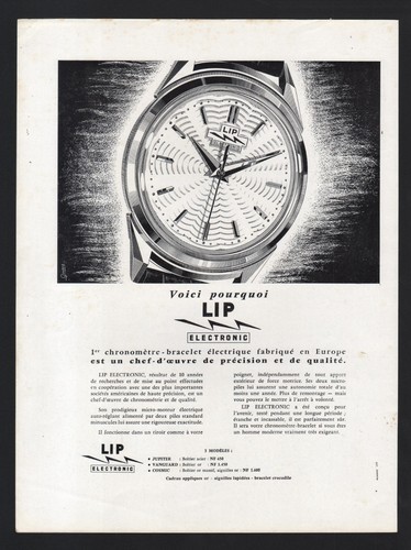 Publicité 1960 montre - publicité,