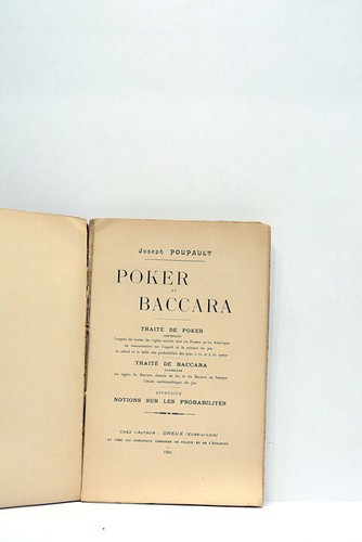 Livre ancien poupault poker - poker, et