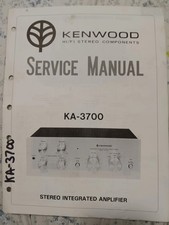 Kenwood 3700 amplifier - kenwood, ka-3700