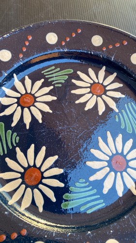 Ancienne assiette plat - assiette,