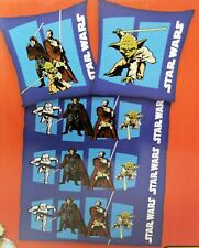 Linge de lit Renforcé STAR WARS 135x200cm + taie d'oreiller 80x80cm bleu