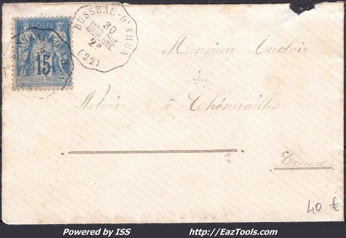France sur lettre - sur,