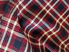 Antique French Cotton Fabric - Cotton Kelsch Fabric - Alsace