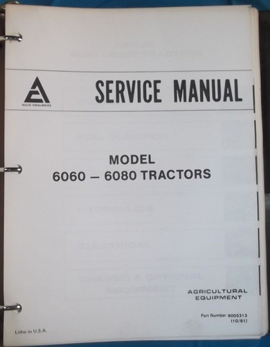 Allis chalmers 6060 6080 - allis,