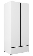 Armoire Kaunas 2 Portes Blanche 89x59,5x210cm