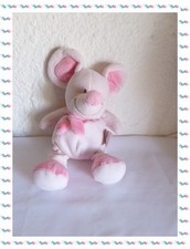 G - Doudou Peluche Souris Rose