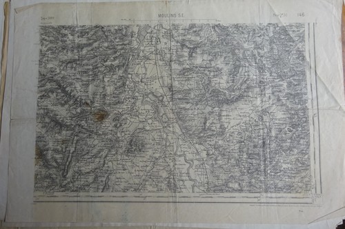 Carte etat major - etat-major, xixè
