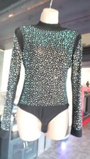 body bodies noir strass drole de copine taille M/L