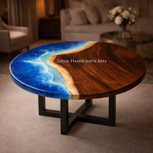 Handmade epoxy resin ocean - handmade,
