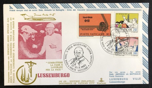 Fdc vatican pope - vatican,, "pope